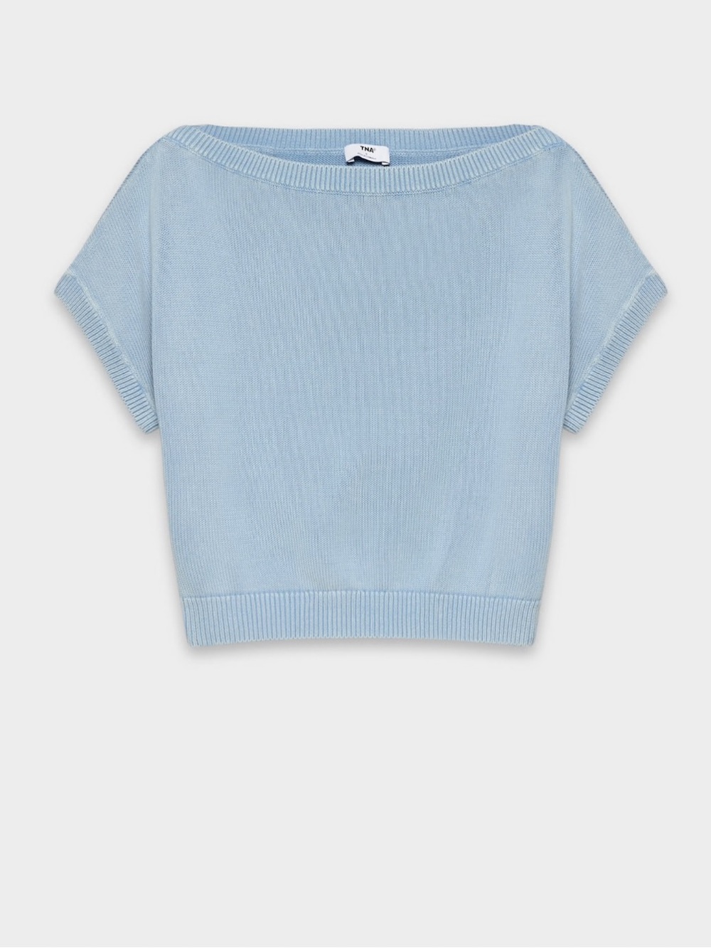 Aritzia TNA Hermosa Sweater Sun-faded Ripple Blue, Size XL NWT - Picture 11 of 11